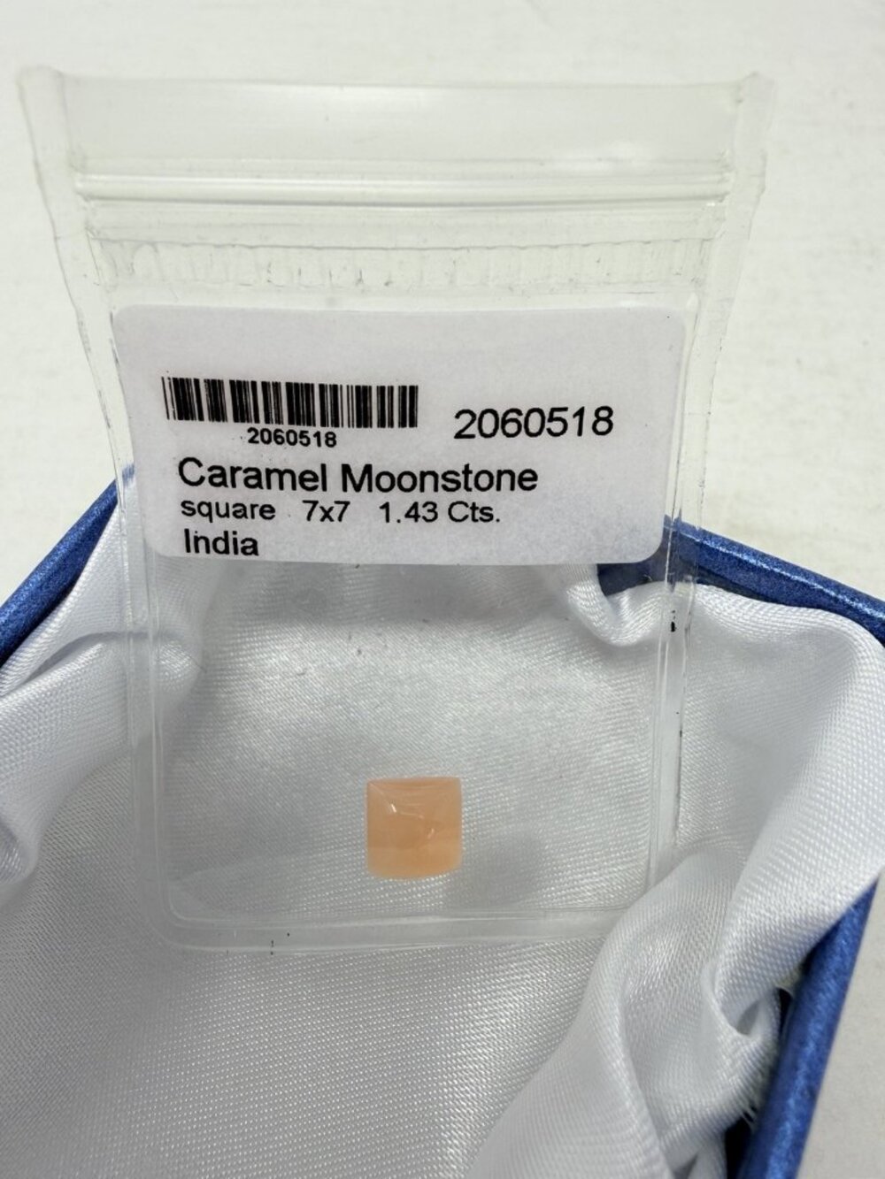 Shop LC Caramel Moonstone Square 7x7mm Loose Gemstone for Jewelry Making 5551